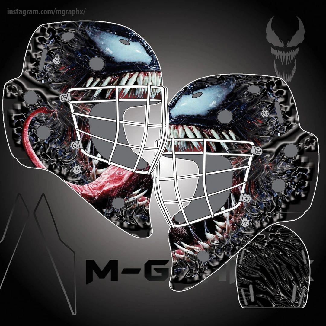 Venom Hockey Jersey and Mask