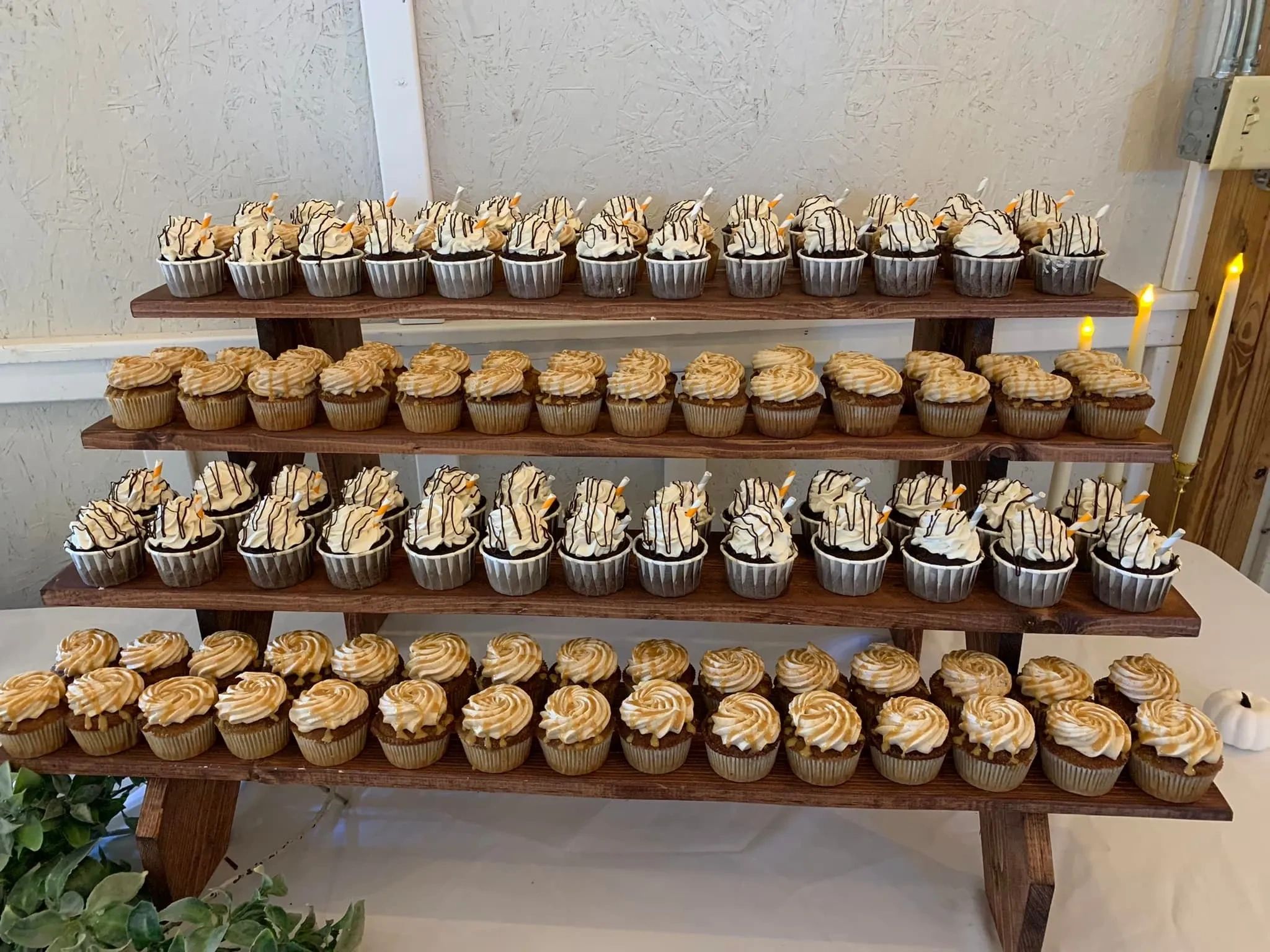 Special made cupcakes for a wedding