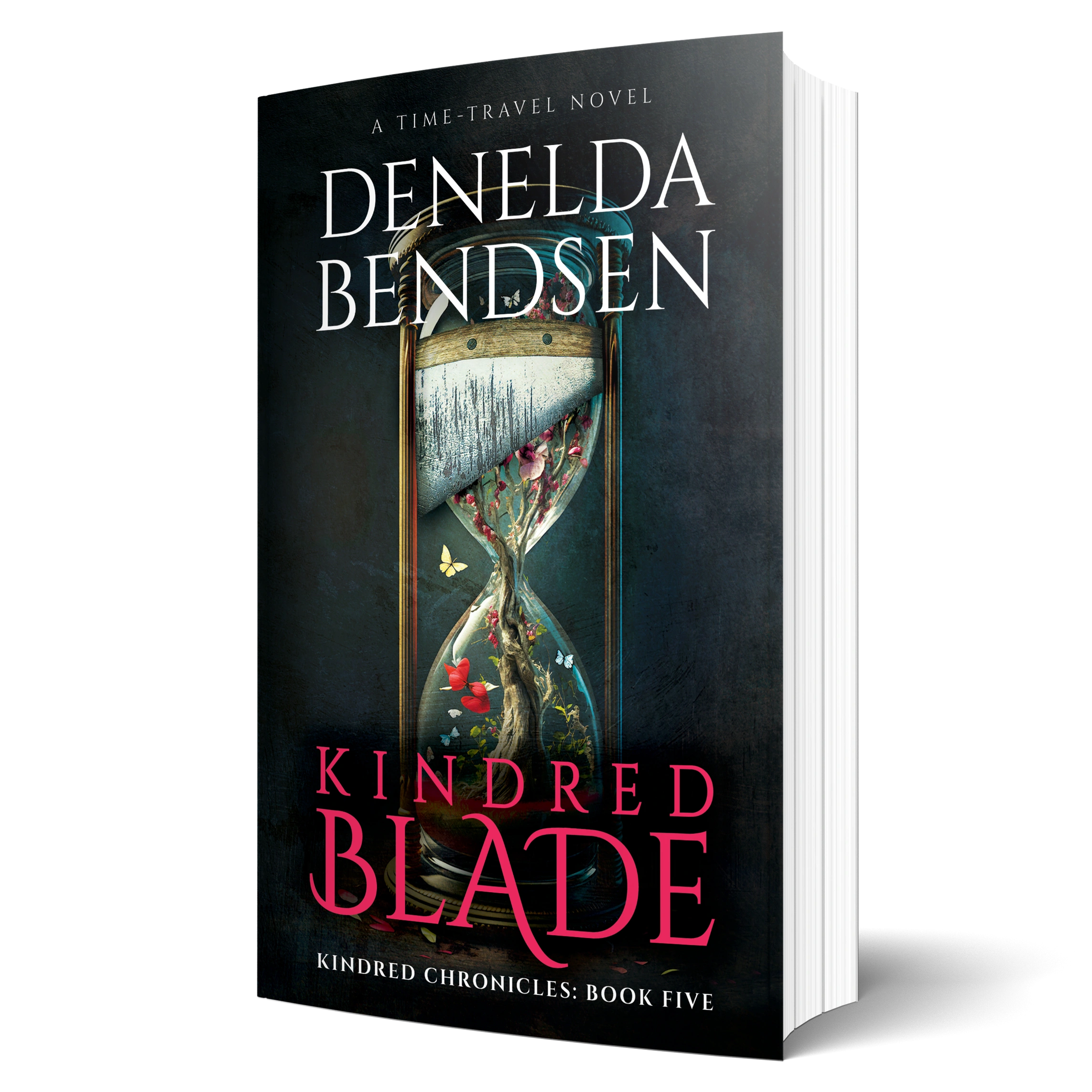 Cover of KINDRED BLADE, a time-travel rescue from the French Revolution.