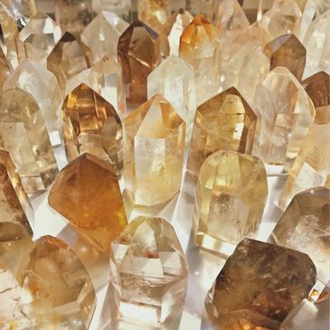 Citrine Crystal Points