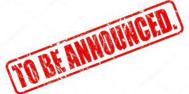 Red stamp saying 'TO BE ANNOUNCED'
