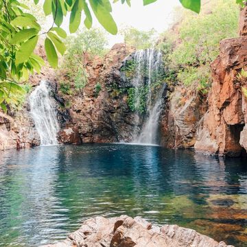 waterfall pool at litchfield park