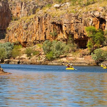 Kayaker on Katherine Gorge