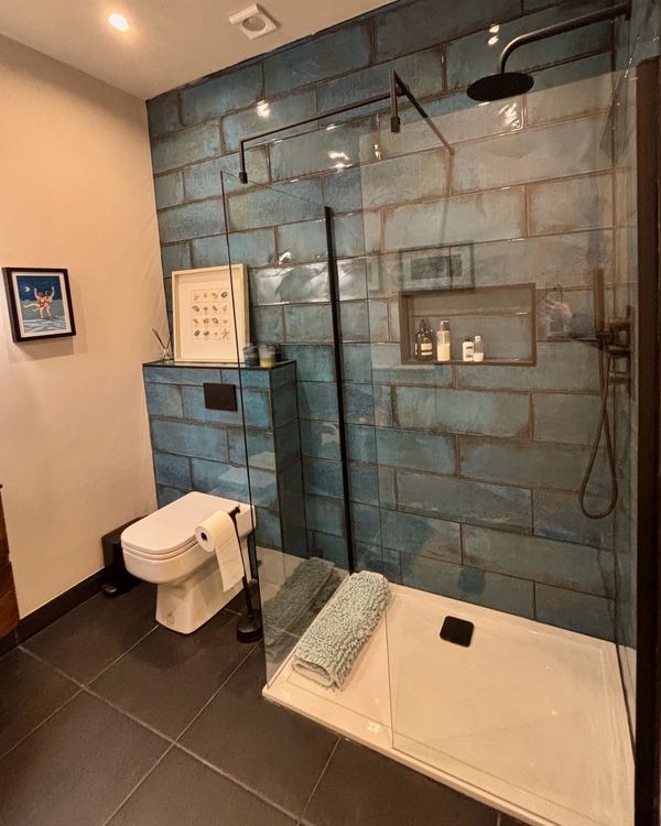 modern spacious shower room