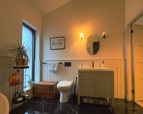 modern bathroom timber wallboard paneling