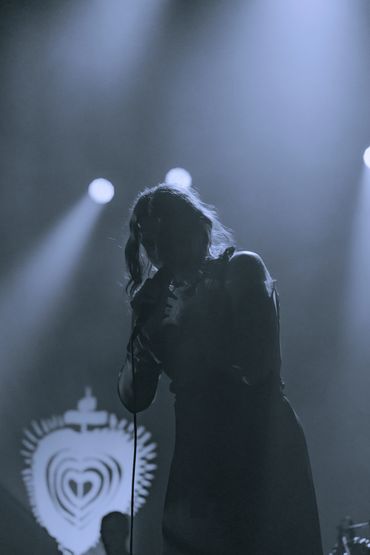 Chelsea Wolfe at Danforth Music Hall in Toronto. Music photographer. Toronto music.