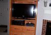 amroire style oak TV cabinet