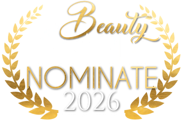 Logo for the 2026 Beauty Awards Nominate campaign.