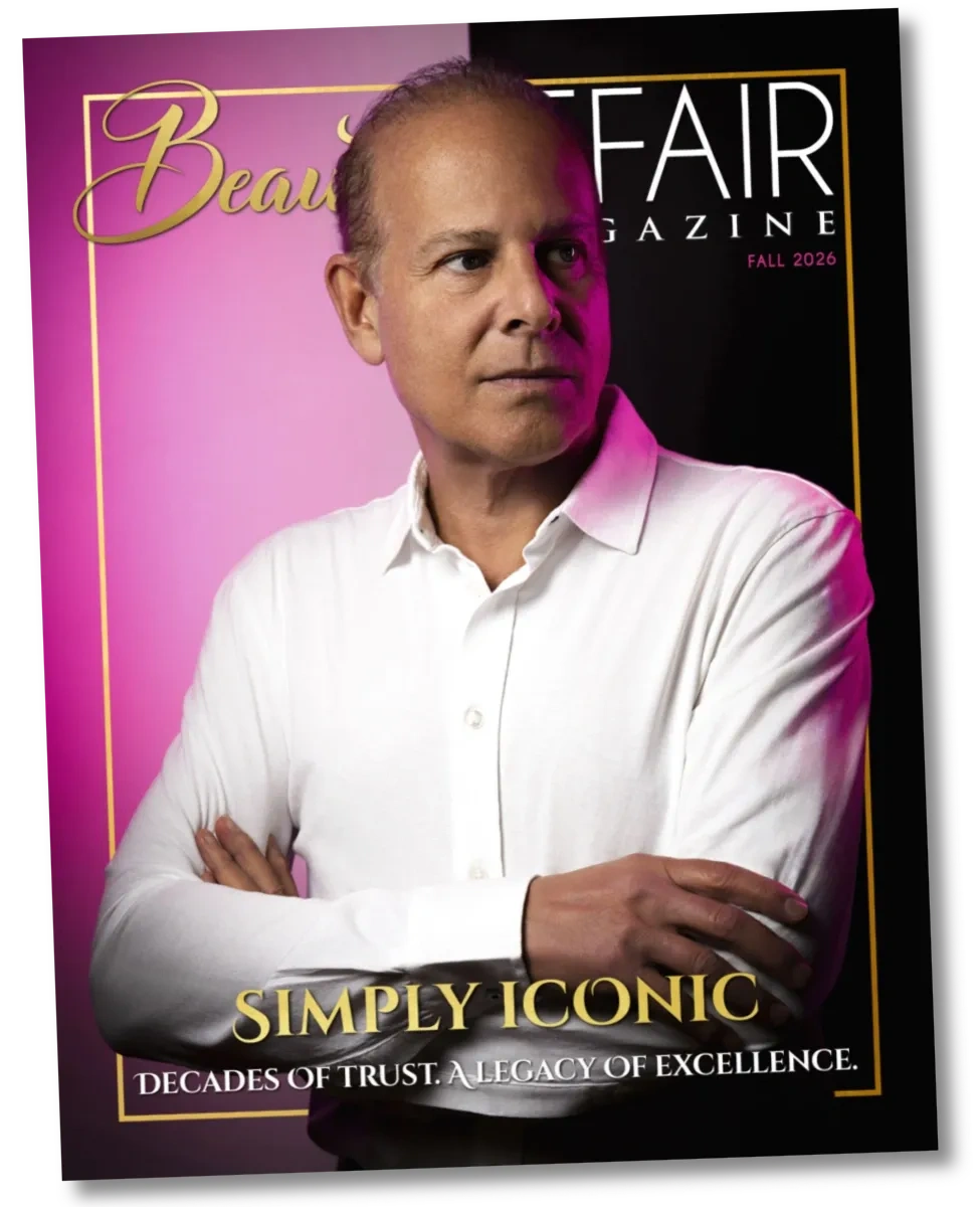 Dr. Greenberg on the cover of the Fall 2026 issue of Beauty Affair Magazine