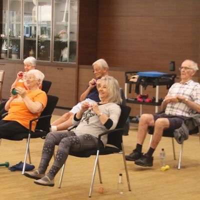 Retirement Village Residents during a Better Balance exercise class