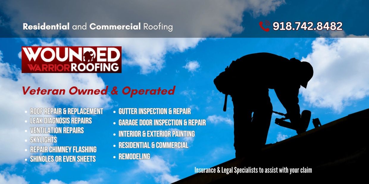 Residential and Commercial Roofing Services.  Veteran Owned and Operated
