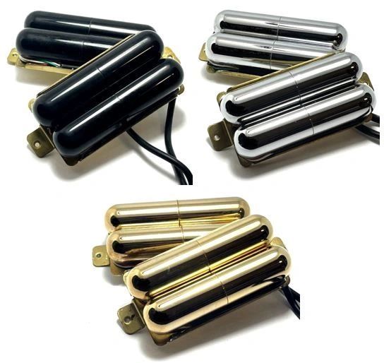 Lipstick Hummer Pickup Set, Bridge + Neck Tube Style AlNiCo Humbuckers