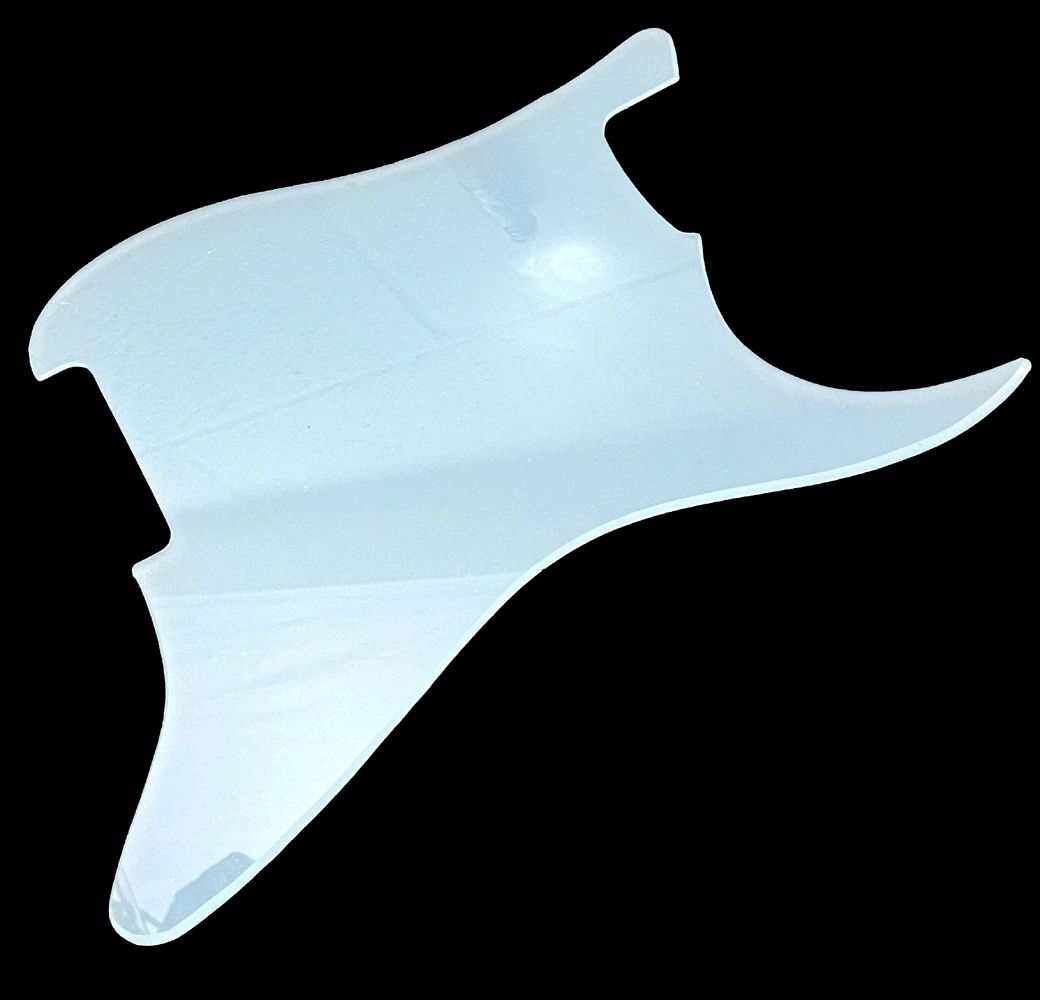 Blank Strat Pickguard, Gloss Rain (Translucent)