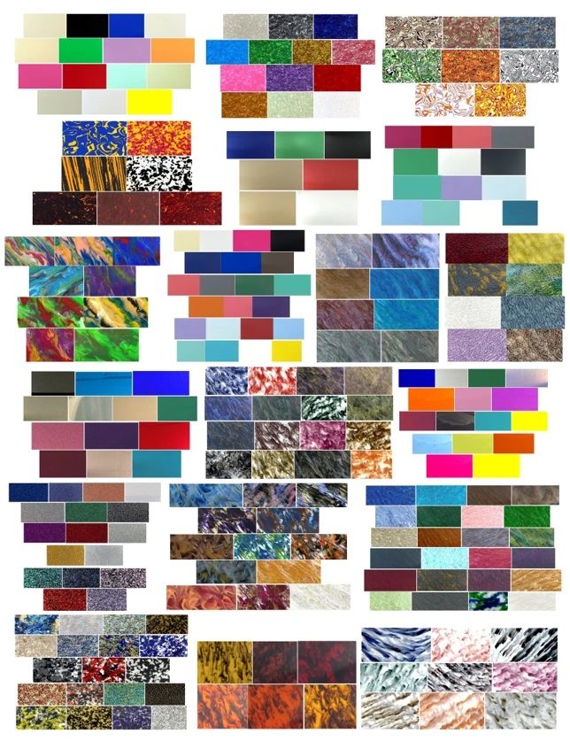 .Pickguard Material Sheet Color Choice Sheet Size 11.3x17.25