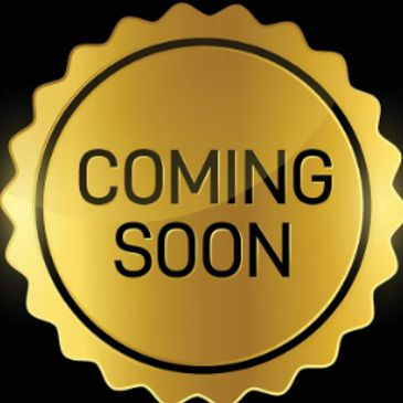 Golden badge with 'Coming Soon' text on a black background.