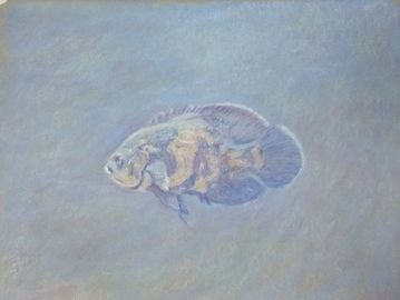 Original 11" x 17". Pastel on paper. This one is unrestored at this moment.