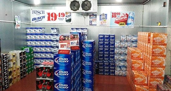 Commercial Walk In Cooler Beer Cave Shelves On Sale