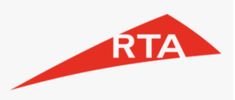 Red triangular logo with white letters 'RTA'.