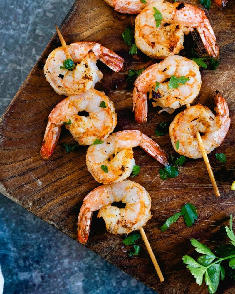 Grilled Shrimp on a stick (minimum order 15 portions)