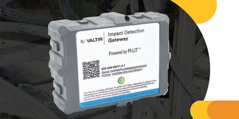 The PI-LIT Impact Detection System monitors, detects, and notifies highway agencies in real time. 