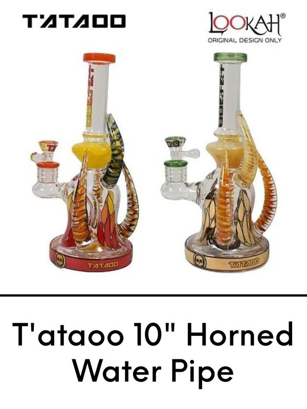 T'ataoo 10" Horned Water Pipe