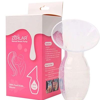 Zerlar Silicone Breastfeeding Manual Breast Pump