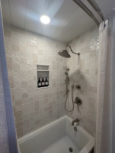 Custom tile shower