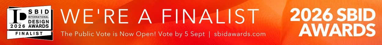 2026 SBID Design Awards finalist announcement with public voting details.