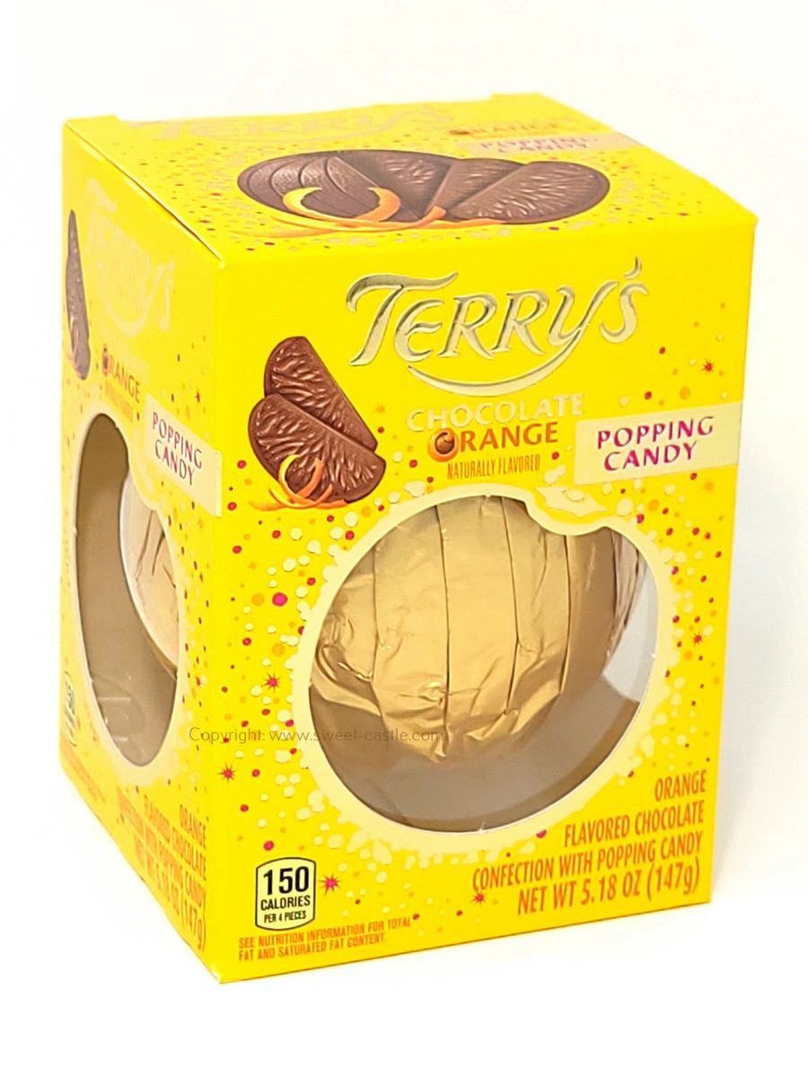 Terry's Milk Chocolate Orange Popping Candy 5.18oz/147g (best buy