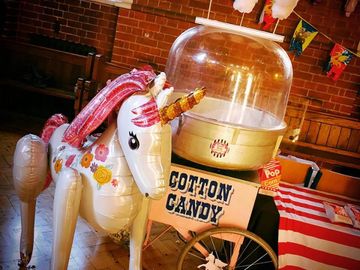 Candyfloss Machine Hire Unicorn Party 