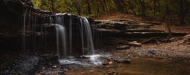 Platte River State Park is home to Hike Stone Creek Falls located in Louisville, Nebraska.