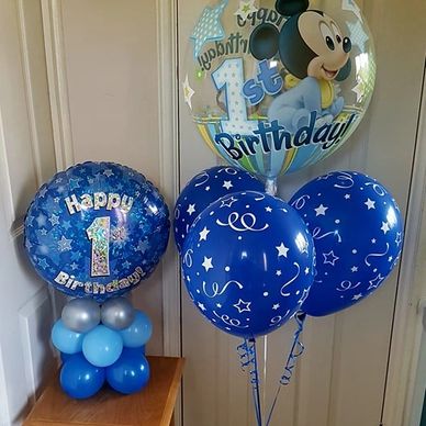 Birthday Balloons, Courtesy of Butterfly Occasions and Butterfly Balloons, Swindon.