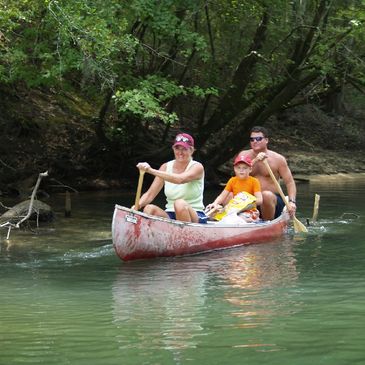 Fun canoeing