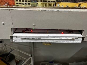 Slide out draw with NCE Switch It to control staging