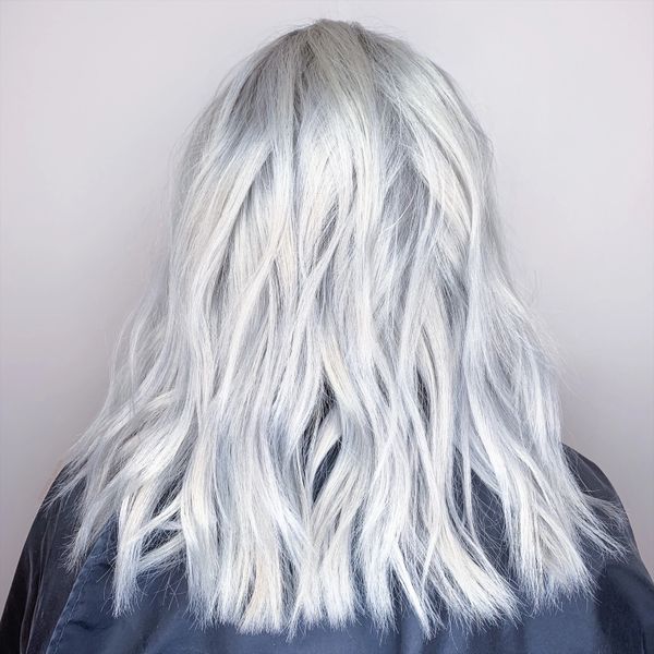 Image of blonde hair color performed by Vesper Gary, Owner and Master Stylist of VESPER SALON.