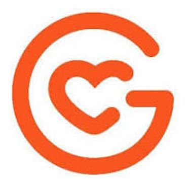 Orange CG logo with a heart shape in the center.