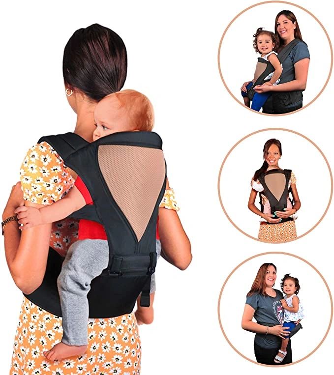 Mochila Ergonómica con Asiento para Recién Nacidos y hasta 20kg | 4en1 Transpirable con