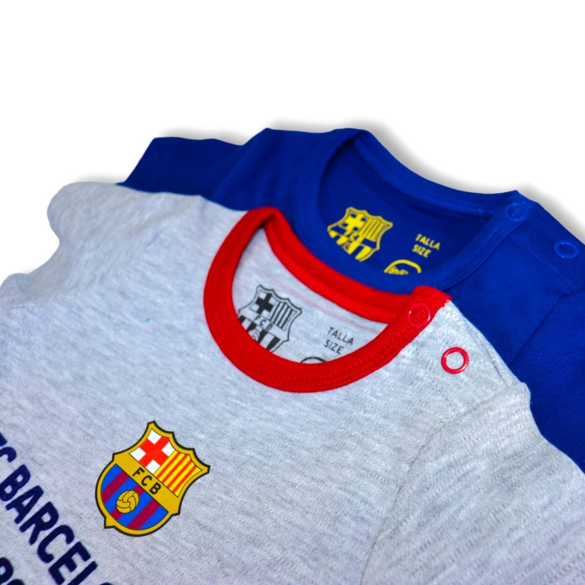 FC Barcelone Body + Bavoir Bébé Barca - Collection Officielle 18 Mois