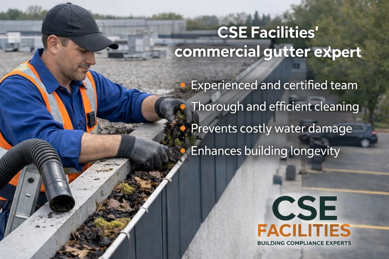 commercial gutter cleaning