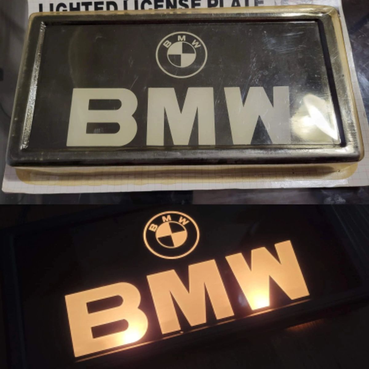 bmw license plate light
