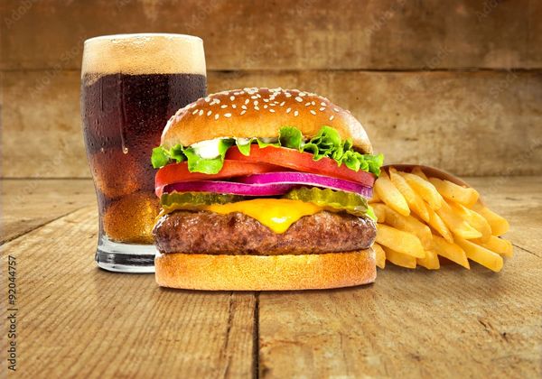 Cheese Burger Combo