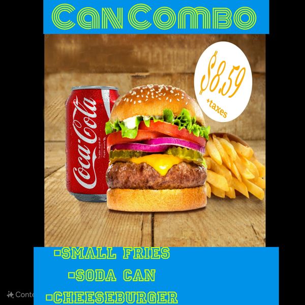 Can Cheeseburger Combo