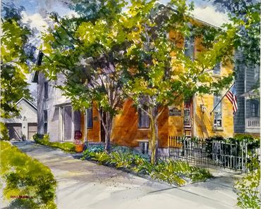 German Village Ohio Commission House Portrait