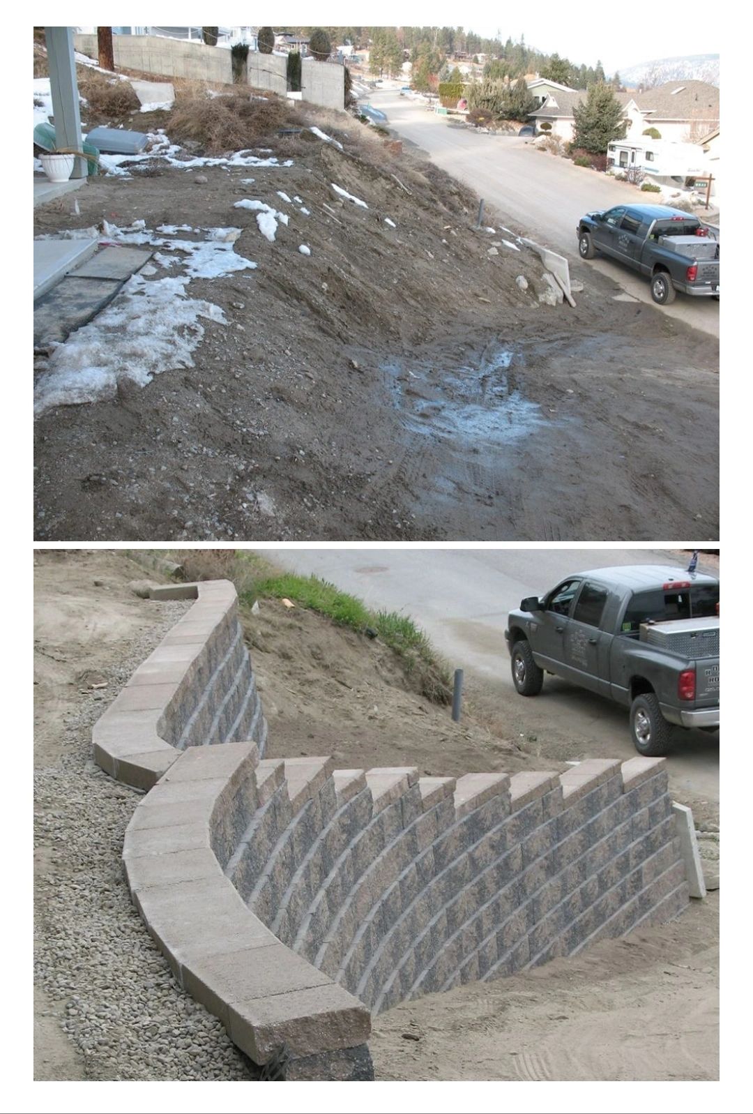 Okanagan Retaining Wall
