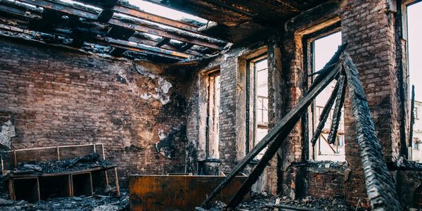 Fire and structural damage to a commercial office space in Murray, Kentucky.