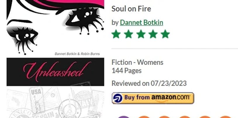 Unleashed Soul on Fire Five Star Review, Unleashed Book Series, Dannet Botkin Author