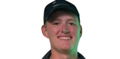 Young man wearing a black cap smiling.