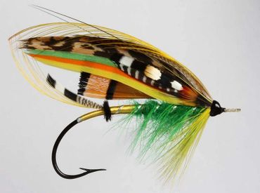 Green Highlander salmon fly