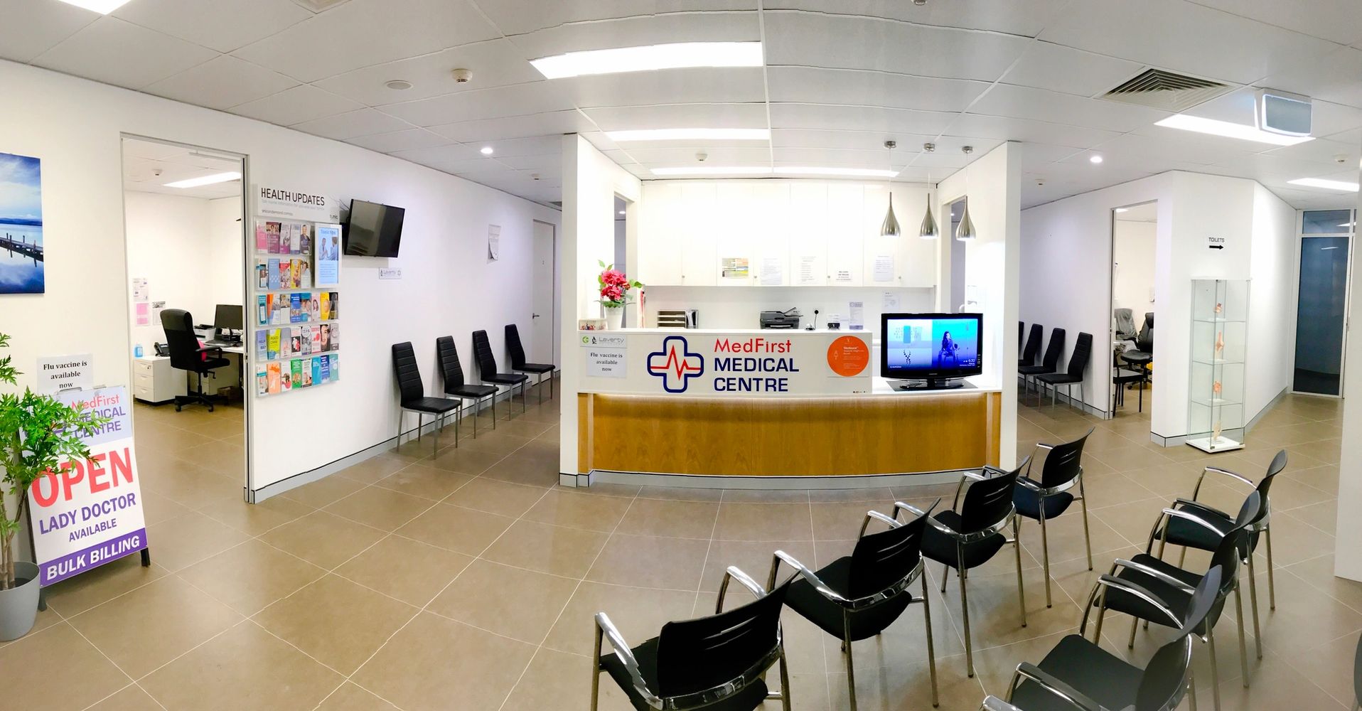 MedFirst Medical Centre Hurstville Reception Area