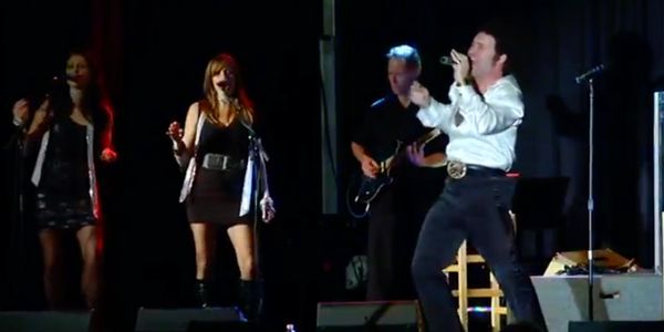 Tom Jones Tribute on stage